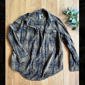 Forest Green/Navy BP Flannel